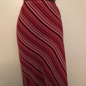 Liz Claiborne candy cane striped skirt size 14